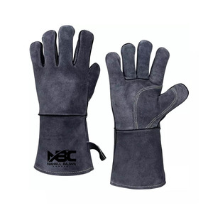 Guantes de trabajo profesionales de cuero vacuno, resistentes al calor, guantes protectores para soldadura, impermeables, anticorte, pantalla táctil, antiestáticos - Product Image 4