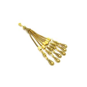 Damla Design 6 pezzi nappa in metallo resistente Color oro - Product Image 1