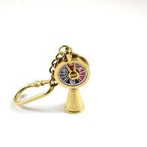 Laiton Métal Mini Télégraphe Collection Style Antique Finition Porte-clés Nautique Porte-clés - Product Image 4