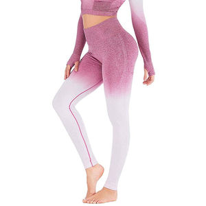 El mejor precio del fabricante profesional Tendencia Logotipo personalizado Diseño único Cintura elástica informal Transpirable Estilo de primavera Leggings - Product Image 1