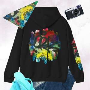 Sudadera con Capucha de Invierno Personalizada con Estampado Creativo, Tonos Vibrantes, Ligera, Cálida, Textura Suave, 100% Algodón, Transpirable y Ecológica - Product Image 4