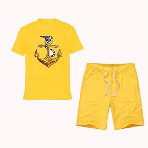 Conjunto de ropa deportiva con logotipo personalizado para hombre, camiseta y pantalones cortos para correr, Verano - Product Image 2