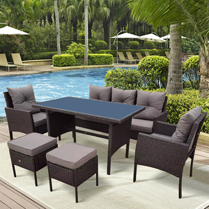 Hiện đại ngoài trời sofa <span class=keywords><strong>Patio</strong></span> đồ nội thất <span class=keywords><strong>Set</strong></span> vườn <span class=keywords><strong>wicker</strong></span> đồ nội thất ngoài trời Vườn mây đồ nội thất <span class=keywords><strong>Set</strong></span> - Product Image 4