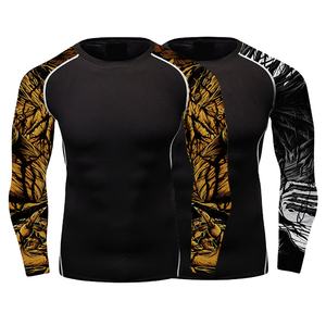 Fight <b>Rash</b> <b>Guard</b> <b>BJJ</b> Tops Fitness Compression Wear Men Sports Quick Drying Fitness Short Sleeve <b>Rash</b> <b>Guard</b> - Product Image 3