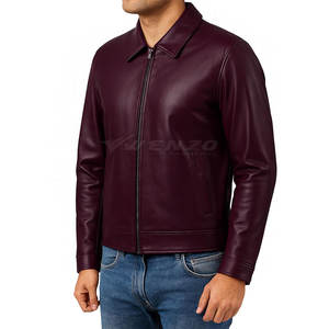 Chaqueta de Cuero para Hombre, Resistente al Viento, para Invierno, Piel de Vaca, Logotipo Frontal, Ecológica, Transpirable, de Alta Calidad, Gran Venta, Mejor Diseño - Product Image 4