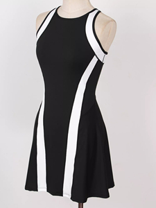 Jupes de tennis imprimées par transfert thermique en gros pour femmes, uniformes d'équipe personnalisables, respirants et absorbant l'humidité à l'avant - Product Image 6