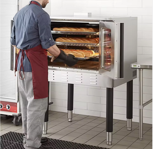 Obtenez-le maintenant ! Four à convection au propane Diner's-Perfomance FGC-100L à un seul niveau, profondeur standard, pleine taille, avec pieds - 54 000 BTU - Product Image 1