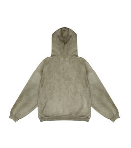 Sudaderas con capucha desgastadas vintage de poliéster y algodón 100% de alta calidad de fabricante personalizado para hombre, sudaderas bordadas - Product Image 2