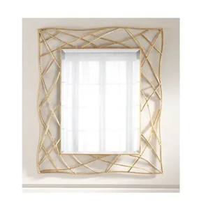 Marco de espejo de pared de Metal recién llegado de calidad personalizada para decoración hogar Oficina sala de estar - Product Image 1