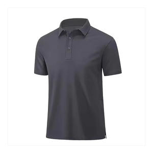 Personalizado de alta calidad de los hombres de talla grande de manga corta de algodón para la camisa de polo de nuevo diseño de color sólido estilo informal bordado Technics - Product Image 2