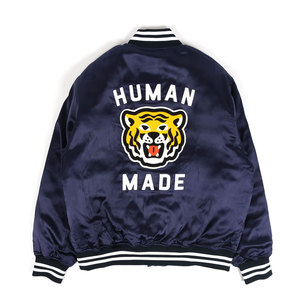 เสื้อแจ็กเก็ตเบสบอลวิทยาลัยสำหรับผู้ชายเสื้อแจ็คเก็ตเอวลอยหนังปักลายกำมะหยี่ - Product Image 3