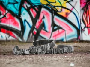 Personalizado hecho a mano de acero de Damasco forjado a mano precioso patrón pulsera para hombres y mujeres - Product Image 5