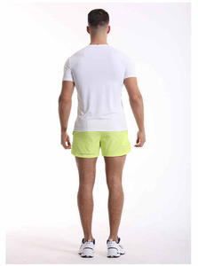 Séchage rapide hommes course t-shirt léger respirant Fitness t-shirt pour les entraînements de gymnastique activités de plein air et entraînement sportif - Product Image 4