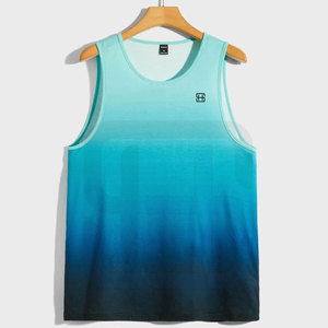 Camiseta sin mangas de poliéster para hombre, estilo casual, de secado rápido, ligera y transpirable, ideal para gimnasio y culturismo. - Product Image 1