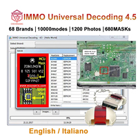 Logiciel de décodage universel IMMO 4.5 avec dongle pour l'élimination du code IMMO et calculateur de somme de contrôle EEPROM, outil de réparation automobile EDC17