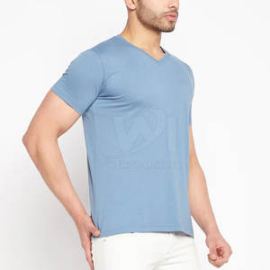 Just In <b>V</b> <b>Neck</b> <b>T</b>-<b>Shirt</b> For <b>Men</b> Smooth Fabric Ideal For Casual And Office Wear - Product Image 4