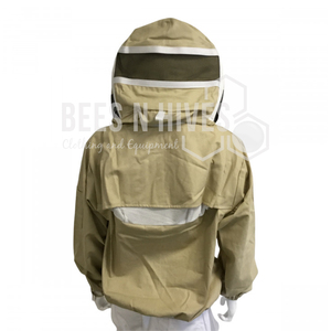 OEM 100% Coton Premium Plus Veste de protection apicole Protection de niveau Anti-piqûre Anti-UV Logo personnalisable Vêtements de sécurité - Product Image 3