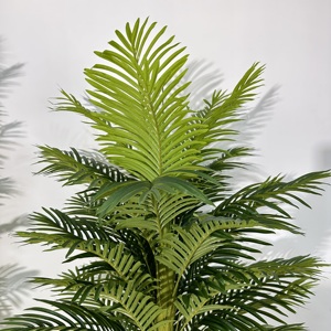 Planta Artificial de Areca - Palmera Decorativa Tropical Realista para Interiores/Exteriores, 160 cm de Altura, Material Plástico Tipo Bambú, Resistente a los Rayos UV - Product Image 4