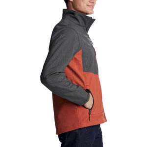 Veste Softshell d'hiver pour homme à manches longues et col montant Tissu en toile fabriqué en usine Mode hivernale entretenue par OEM - Product Image 6