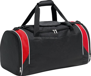 Sac de sport de yoga portable grande capacité, sac de voyage à fermeture éclair pour l'extérieur, séparation humide et sèche, en Oxford - Product Image 1