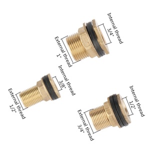 Brass Ống Adapter bể cá nước xô phụ kiện thoát nước bể nước kết nối - Product Image 2