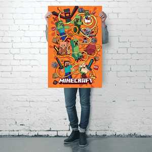 Affiche Minecraft de style moderne, montage amusant pour la décoration murale - Product Image 2