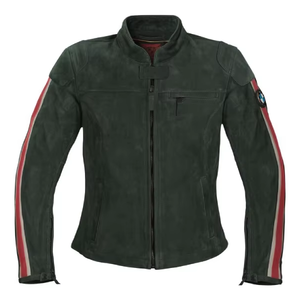 Bm Schwabing Femme Motorrad Classique Roadster Heritage/Urban Premium Cuir de vachette Moto Street Riding Jacket/Chaqueta CE - Product Image 1