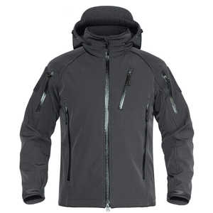 Abrigo de senderismo a prueba de viento para hombre, impermeable, Softshell, transpirable, ligero, térmico, lluvia, viaje, prendas de vestir exteriores - Product Image 1