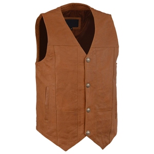 Chaleco de cuero para hombre Street Smart con carcasa transpirable hecho a mano para festivales urbanos reuniones casuales y ropa de moda al aire libre - Product Image 1