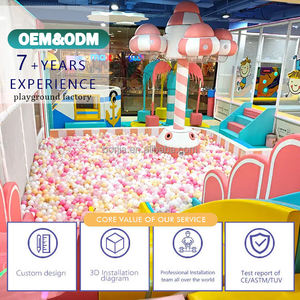 하이 퀄리티 실내 어린이 소프트 놀이 장비 세트 어린이 트램펄린과 상업용 어린이 놀이터 - Product Image 3