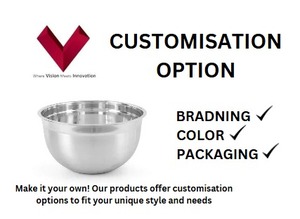 2025 article le plus vendu bol allemand en acier inoxydable 202 grand bol à mélanger de cuisine accessoires bassin bol à fruits-16 cm à 32 cm - Product Image 3