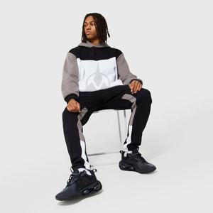 ชุดวอร์มไซส์ใหญ่สำหรับผู้ชาย, ชุดกีฬาวิ่งจ๊อกกิ้งใส่ลำลองดีไซน์ใหม่ล่าสุด - Product Image 3