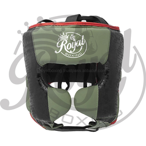 Haute qualité noir PU cuir Muay Thai Kickboxing casque professionnel gagnant tête garde karaté Taekwondo formation sur mesure - Product Image 1