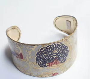 Brazalete Trenzado Tricolor de Lujo, Brazalete Tejido de Metal Mixto Hecho a Mano de Alta Calidad para Mujeres y Hombres, Joyería de Moda - Product Image 5