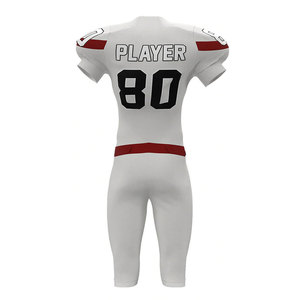 Uniforme deportivo de equipo completo para hombre, uniforme de fútbol americano personalizado, fabricación de camisetas de fútbol, ropa deportiva de secado rápido y transpirable - Product Image 4