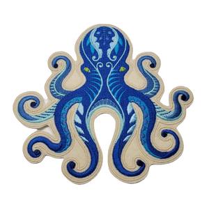 Échantillon gratuit de forme ronde personnalisée en vrac presse à chaud 3d marque personnalisée logo Badges patch brodé coudre fer à repasser sur des patchs pour vêtements - Product Image 2