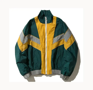 Vestes d'extérieur imperméables et coupe-vent personnalisées OEM Veste coupe-vent à capuche noire pour hommes - Product Image 1