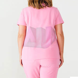 Combinaison de travail respirante et légère pour femmes, respectueuse de l'environnement, pour le personnel médical, avec tissu extensible, coupe élégante, détection des aiguilles - Product Image 4