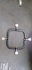 Articulador de bisagra Dental Premium, marco de oclusión de cobre ajustable para productos de laboratorio de chapado de boca completa, articulador de bisagra Dental - Product Image 3