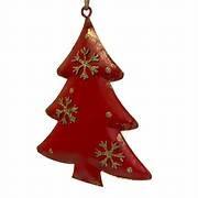 Luxe métal suspendu arbre ornement de noël décoratif vacances arbre suspendu décor à la maison fête festive collection accessoire - Product Image 4