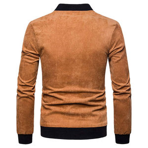 Chaqueta de bombardero de hombre de estilo personalizado de Venta caliente para ropa informal Chaquetas de bombardero de hombre de mejor calidad con mangas largas con OEM - Product Image 2