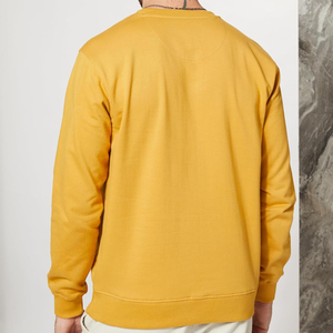 Sudadera de cuello redondo personalizada, ropa de calle de algodón pesado, sudaderas para hombre, estilo informal de alta calidad, sudadera de Color sólido para hombre - Product Image 2