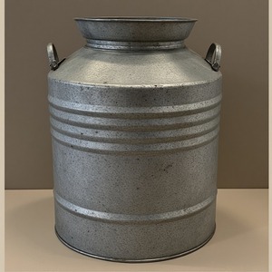 กระป๋องนมกัลวาไนซ์หรูหราพร้อมผิวแบบโบราณเหมาะสำหรับห้องครัวกลางแจ้งสวนคาเฟ่และการตกแต่งภายในบ้านไร่แบบชนบท - Product Image 2