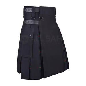 กระโปรงสั้นผ้าฝ้ายทนทานสำหรับผู้ชายกระเป๋าคาดเอวปรับได้สไตล์สตรีทแวร์กลางแจ้งคุณภาพสูงสไตล์ดั้งเดิม - Product Image 5