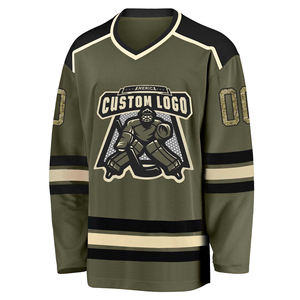 Maillot de hockey sur glace de haute qualité personnalisé dernière conception Logo personnalisé Sports de plein air entraînement vêtements de sport maillot de hockey sur glace - Product Image 6