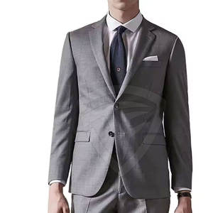 Vente en gros de manteaux formels pour hommes, vêtements d'affaires, coupe classique, design élégant OEM, logo personnalisé, approvisionnement d'usine - Product Image 1