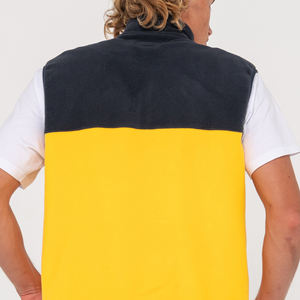 Chaleco informal de lana Polar para hombre 2025, ropa exterior de invierno cálida transpirable de alta calidad, cierre de cremallera, decoración de logotipo, todos los tamaños OEM - Product Image 4