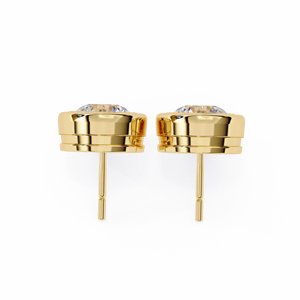 18K Gold Lab Grown Diamond <b>Earrings</b> for Women Unique Design Engagement Wedding <b>Fine</b> Jewelry IGI Certified Luxury Premium Elegant - Product Image 1