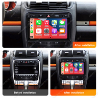 MEKEDE & NAVIFLY X SERIES Android Unité principale de voiture Navigation GPS Car-play 8 Core Wireless Car-play pour Porsche Cayenne 2002-2010