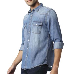 T-shirt de haute qualité pour hommes, chemises en jean respirantes, chemises en jean légères pour garçons - Product Image 3